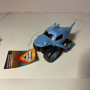 Monster Jam Megalodon Shark Body Monster Truck Christmas Tree Ornament